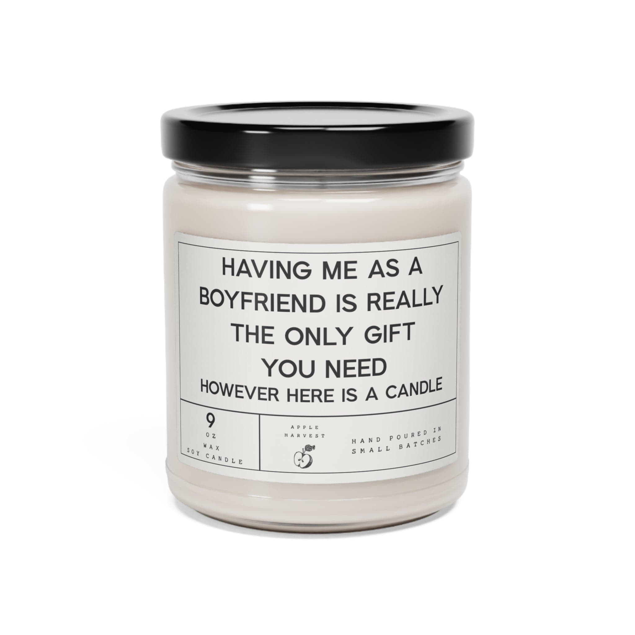 Funny Valentine's Day Scented Soy Candle, 9oz
