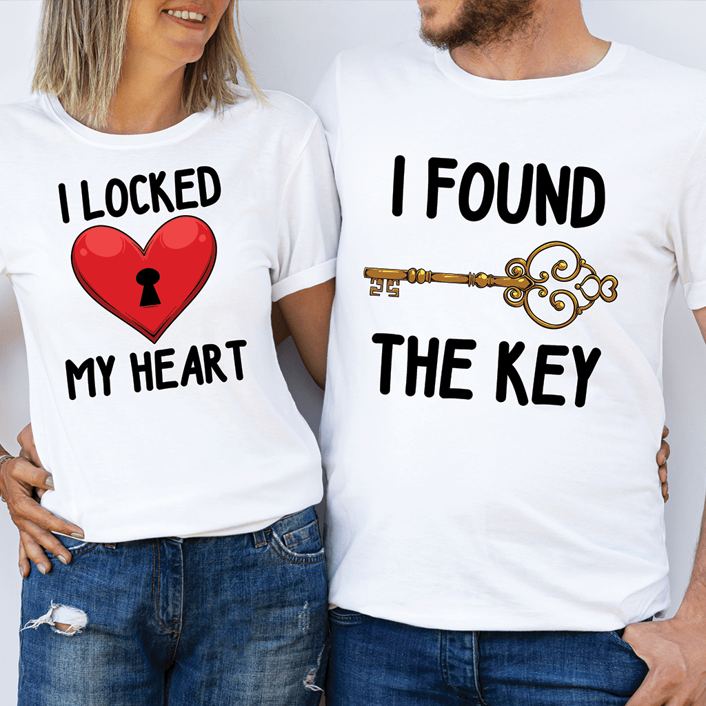 I Locked My Heart & I Found The Key - Couples Shirts