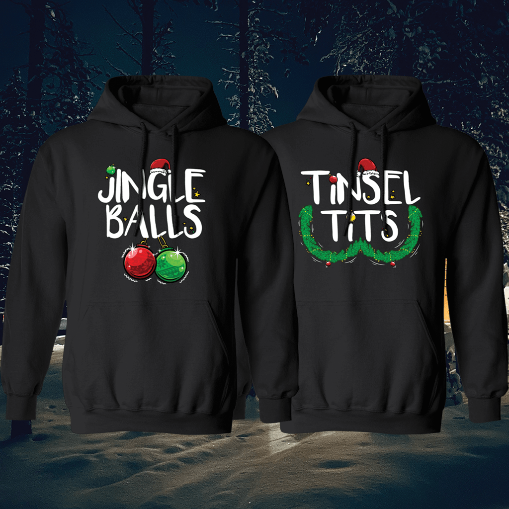 Jingle Balls & Tinsel Tits Holiday Hoodie Bundle