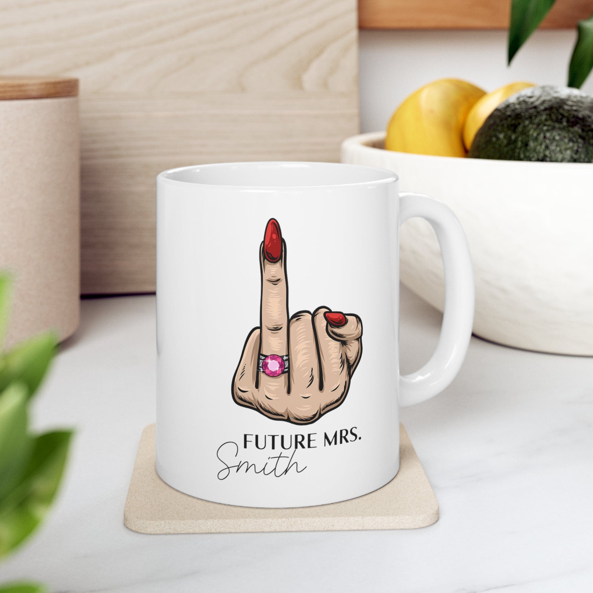 Personalized Engagement  Mug Ceramic Mug 11oz